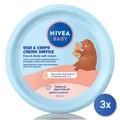 3x Nivea Baby 200 Ml Weiche Creme Im Glas 80529
