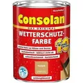 Consolan Wetterschutzfarbe Sandgelb Seidenglänzend 750 ml