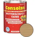 Consolan Wetterschutz-Farbe Sandgelb 750 ml Holzfarbe Deckfarbe