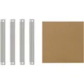 shelfplaza HOME 30x30 cm Fachboden-Set in verzinkt für HOME Schwerlastregale