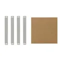 shelfplaza HOME 30x30 cm HDF-Boden Set für Schwerlastregale in verzinkt