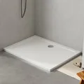 WITEN&NOCK Duschwanne 120x90 cm Dusche weiß in Hochglanz SMC Duschtasse Brausewanne flach rechteckig