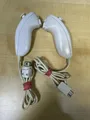 2 X Original Nintendo Wii U/Wii - Nunchuk, weiß Gebraucht