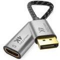 DisplayPort auf HDMI Adapter Kabel 4K@30Hz 1080P WQHD @165Hz 144Hz 120Hz 60Hz