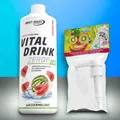 Best Body Low Carb Mineraldrink Vital Drink Getränke Sirup mit Dosierpumpe 1Ltr