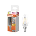 Osram LED Retrofit CLASSIC B in B-Form, LED-Lampe, Glas, klar, 1 W, 136 lm, 2700 K, CRI 80