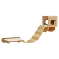 Nobby Katzen Hängebrücke Aci cream 182x30 cm mit Sisal und Matte, Möbelstoff