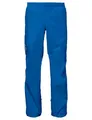 VAUDE Regenhose Herren Drop Pants lI, wasserdichte Outdoorhose für Fahrrad, leichte Überhose, atmungsaktive Fahrradhose, schnell überziehbar - Signal Blue Uni, 3XL