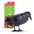 SWISSINNO Taubenabwehr Raven – Vogelabwehr zur Vertreibung von Vögeln – Kunststoff-Tauben- und Vogelabwehr, Vogelbekämpfung – Balkon- und Gartenschutz