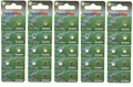 50x AG1 PoundMax Alkaline Knopfzelle/Uhren LR621, LR60, 364 SR621SW 1,5V