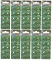 100x AG1 PoundMax Alkaline Knopfzelle/Uhren LR621, LR60, 364 SR621SW 1,5V