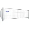Schake Mobilzaun Profi Element ohne Haken und Ösen 3,5x1,2m