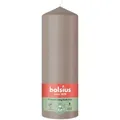 Bolsius: Stumpenkerze 200/68mm - Helles Taupe (6 Stück)