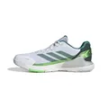 adidas Herren Crazyquick Lightstrike Padel Shoes, Cloud White/Aurora Ivy/Lime Burst, 44 2/3 EU