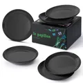 MiaMio Teller Teller Set Le Papillon Kollektion, schwarz