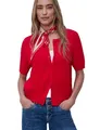 Street One Damen Kurzarm Cardigan mit Rundhals