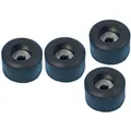 Adam Hall Hardware 4904 - 100er Set Gummifuß 25 x 15 mm schwarz im Beutel