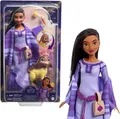Disney WISH - Asha von Rosas Abenteuerpack Puppe mit ausziehbarem Kleid, Schuhen