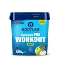 Bodylab24 Concentrated Pre Workout Grüner Apfel 500g, enthält unter anderem Kreatin, Beta-Alanin, Arginin, Niacin und Koffein, bewährte All-In-One-Formel fürs Training
