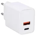 GRUNDIG USB-Ladegerät 20 W USB-C, USB-A 3.0 - Weiß