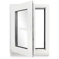 Kellerfenster Kunststoff weiß Dreh-Kipp 50x85 cm(BxH) DIN Links 2 -fach Glas