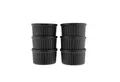 Almina Muffinform 6 Teiliges Muffinform-Set Schale aus Porzellan Rund 180 ml