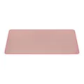 Logitech Desk Mat - Studio Series, Multifunktionale große Unterlage, Erweiterte Mausmatte, Anti-Rutsch-Gummiboden, Spritzwassergeschützt, Langlebig - Rosa