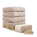 Palette 21×20 kg 420 kg Miscanthus Häcksel Mulch – Mix 1–50 mm | Sackware