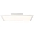 Brilliant Lampe Buffi LED Deckenaufbau-Paneel 40x40cm weiß/kaltweiß | 1x 24W LED integriert, 3120lm, 4000K | Flächiges Licht für gleichmäßige Raumausleuchtung | Schwebende Optik durch flachen Aufbau