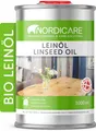 Leinöl 1L für Holz zum Holzschutz I Leinöl Firnis Holzöl für Innen I Möbel Ho...