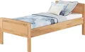 Seniorenbett Einzelbett 100x200 Massivholzbett Buche natur Zubehör wählbar V-60.72-10ohne Zubehör