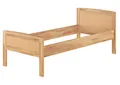 Erst-Holz®Massivholzbett 100x200 Einzelbett Buche-Bettgestell ohne Rollrost 60.72-10 oR