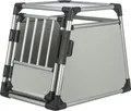 TRIXIE Transportbox, Aluminium - hellgrau/silber - 53 × 61 × 74 cm