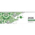 Zettler Tischquerkalender 1W/1S 2026 29,6x9,9 cm grün 1 ... | Buch | Zustand gut
