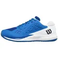 Wilson Rush Pro Ace V Allcourt (2E/weit) blau/weiss Herren Tennisschuh weiß 44 EU