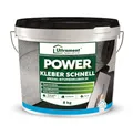 Ultrament Power Kleber Schnell 8 kg | 2-Komponenten faserverstärkter Bitumenkleber für Dachbahnen & Verklebung, hochklebend, tropfgehemmt