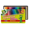 JOLLY Superstick Kinderfest Buntstifte – 24er Set in 3D-Metalletui, hexagonale Buntstiftform, 3,8 mm dicke Mine, Schulbedarf und Zubehör, Mal Sachen für Kinder