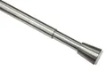 Scheibenstange GARDINIA "Spannstange" Gr. 1, silber (edelstahlfarben), Ø:26mm, Gardinenstangen, Scheibenstange, vielseitig einsetzbar, Topseller