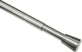 Gardinenstange Gardinia ausziehbar Edelstahl 130–220 cm Ø 23/26 mm
