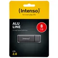 kQ Intenso USB Stick Alu Line 8 GB USB 2.0 anthrazit