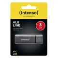 Intenso USB Stick 8GB Speicherstick Alu Line anthrazit
