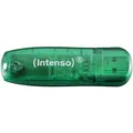 Intenso Rainbow Line 8 GB, USB-Stick, grün