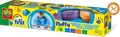 SES Creative 14441 Fluffy Fingerfarbe My First, Bunt, BlauGrünOrangeViolett