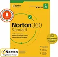 Norton 360 Standard 2026 1 Gerät 1 Jahr |PC,Mac,Android,iOS| Antivirus |Kein ABO