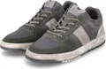 Bullboxer Herren Low Sneaker Grün Grau Leder Textil Used Look Größe: 40