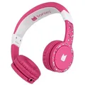 tonies Tonie Lauscher Kopfhörer pink für Kinder. Over-Ear-Kopfhörer (Faltbare Kopfhörer für Kinder, Faltbare Kopfhörer für Kinder) rosa