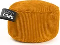 LUMALAND Sitzsack Pouf Cord - Senfgelb