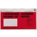 HEAD Dokumententasche  DIN lang Rot Lieferschein-Rechnung, mehrsprachig mit S...