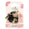 invisibobble EVERCLAW Mini Leo Kleine Haarklammer I Haarspangen Klein Damen & Mädchen I Rutschfeste Leoparden-Haarklammer I metallfrei & haarschonend