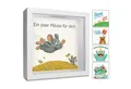 GLÜCKSWOLKE Spardose mit 9 Motive zur Auswahl, (Wunscherfüller, Dream Big, Lebensbaum, Travel, Hochzeit, Sparschwein, Mäuse, Monster, Dschungel, Kinder), Geldgeschenke Verpackung für Geburtstag I Sparbüchse Junge & Mädchen